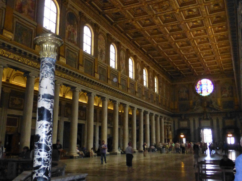 Inside Basilica Maria di Maggiore