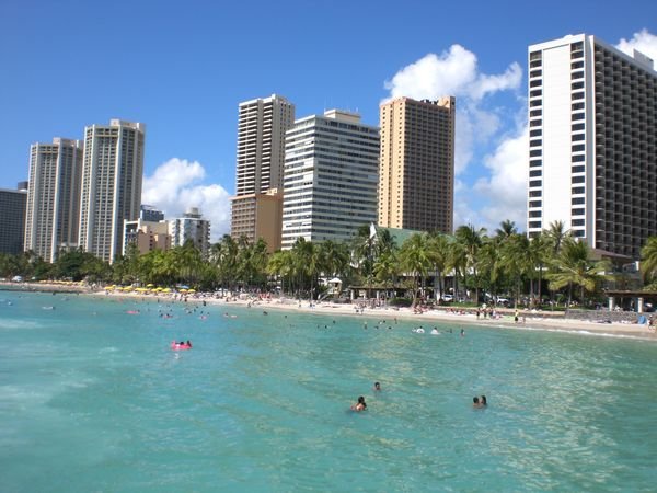 Waikiki Beach, Honolulu - Hawaii