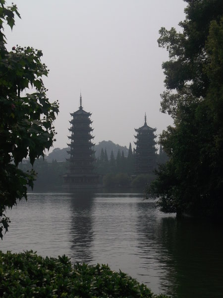 fur Lake Pagodas-Guilin