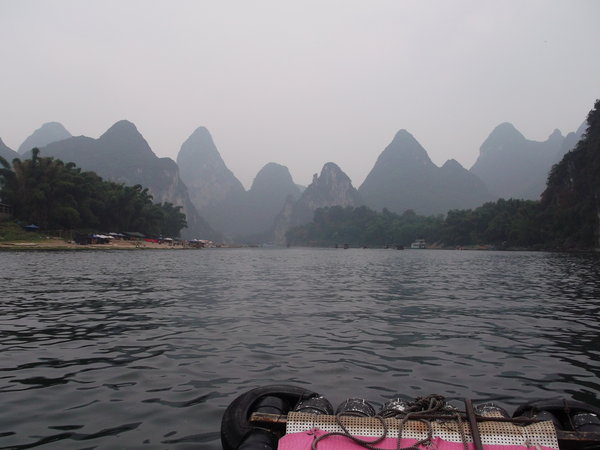 Interesting scenery on the Li River