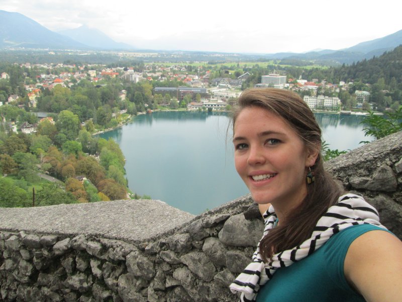 The view from Bled Castle