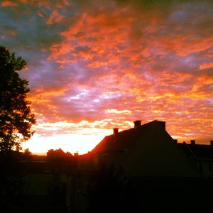 Sunset outside my window