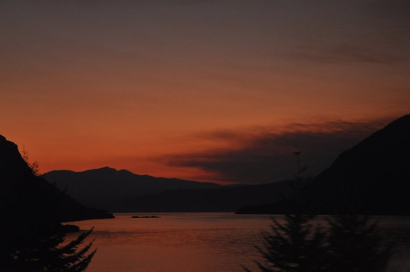 Columbia River Gorge sunset