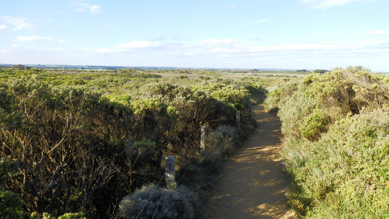The quality of walkways to the west of Port Campbell
