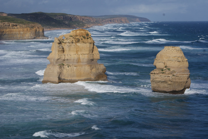 The 12 Apostles looking east.