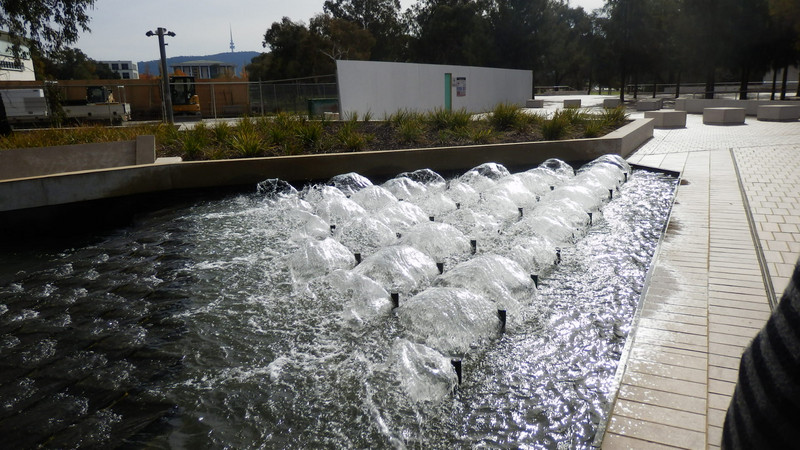 The High Court of Australia water feature