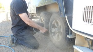 Just a bit of a dust off before filling the tyres.
