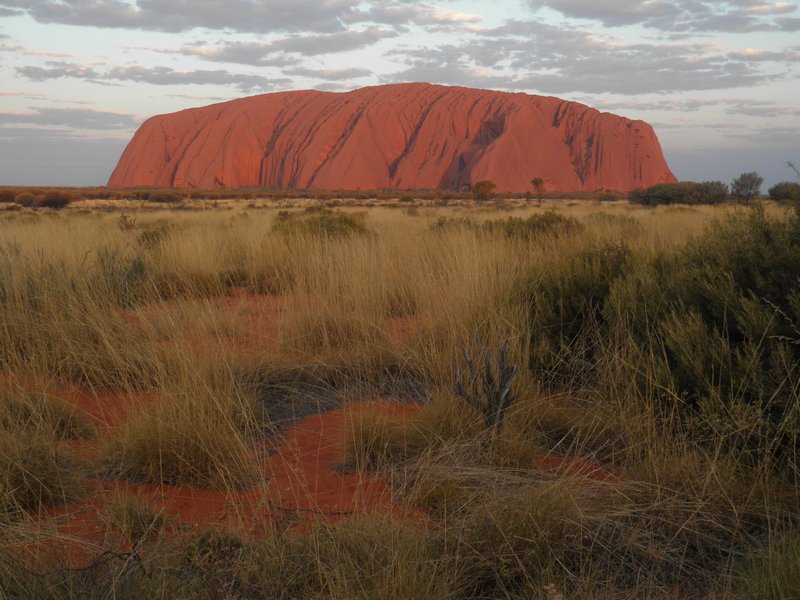 Late Uluru sunset