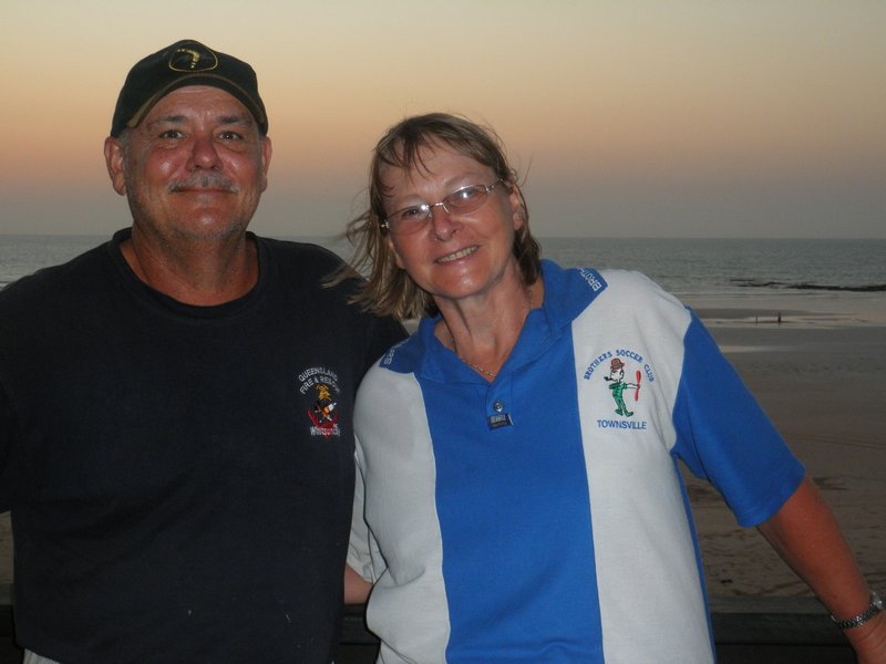 Pat and Marian at Cable Beach