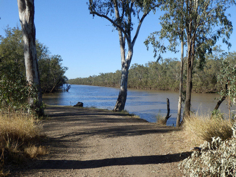 The river junction was at the end of the Theodore Junction camp site