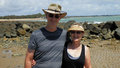 Greg & Joan on the beach