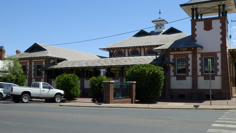 The historic Bourke courthouse where bushrangers were brought to trial.