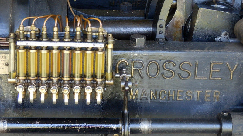 The oiling mechanism of the Crossley engine.