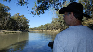 We check out the Darling river in Bourke