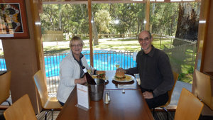 Where is Friday lunch? At Poddy Dodgers bistro in Wilpena Pound.