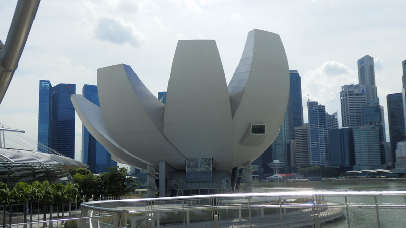 The lotus shaped science museum