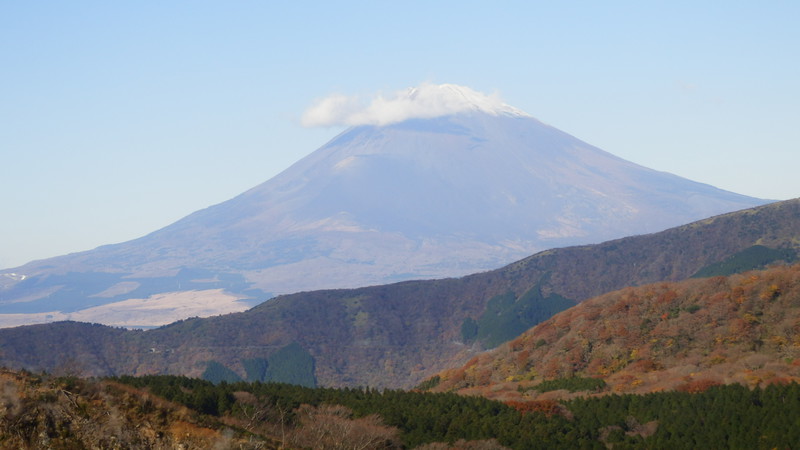 We get to see Mt Fuji again.