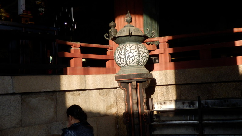Detail of a temple lantern.