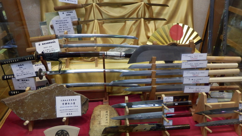 Greg was tempted by these swords until he saw the prices.