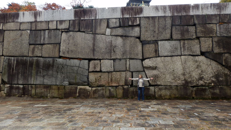 Check out the size of the stones in this wall. Makes it hard to knock down.