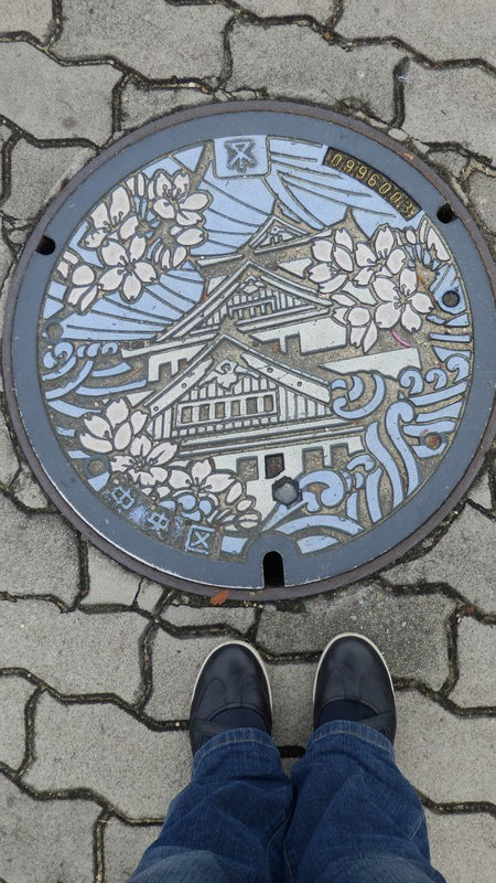 Even the man hole covers were beautiful.