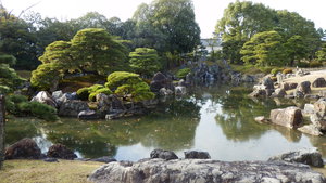 A garden lake in the grounds of the old imperial palace.