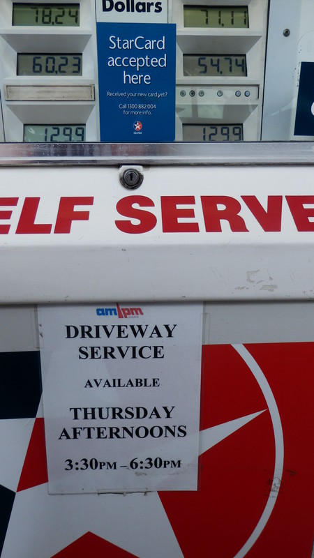 Driveway service is available on Thursday afternoons. What is the customer demographic?