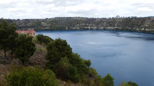 The famous Mount Gambier blue lake