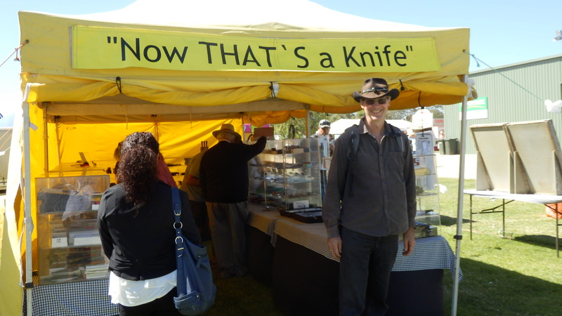Of course Greg found a knife exhibit