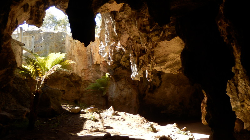 Looking back at the entrance to Wet cave.