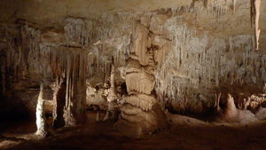 Heaps of formations were to be found in Alexandra cave