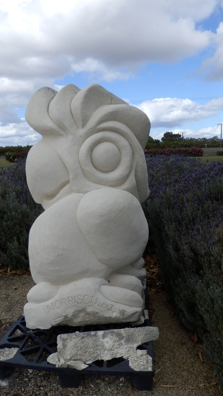 Parker featured weird Cockatoo sculptures