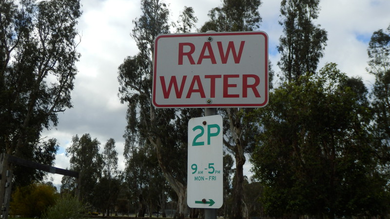 How can water be raw?
