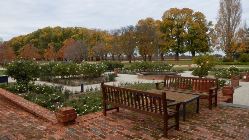 Formal gardens at All Saints