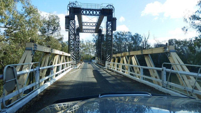 The classic bridge over the Murray at Tooleybuc