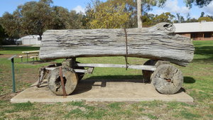 This timber wagon was a product of bush carpentry