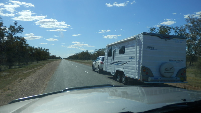 Then another caravan overtakes us