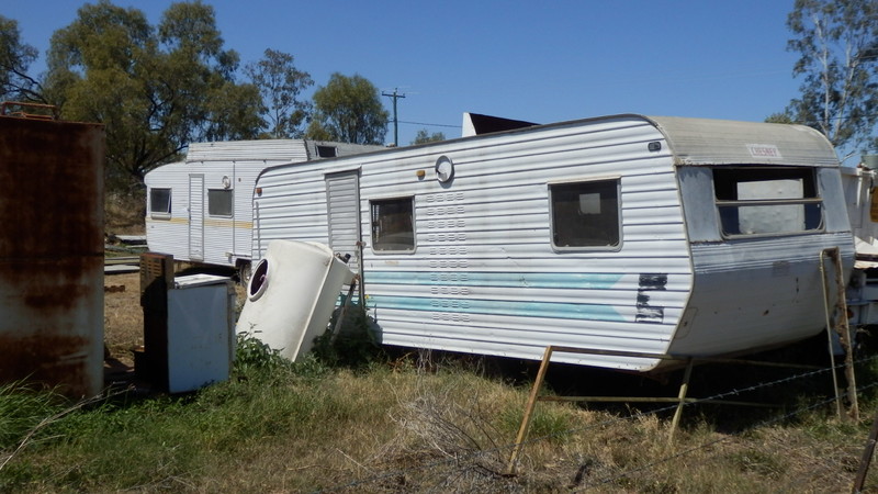 For a second Joan though this was the caravan park, no just the discards