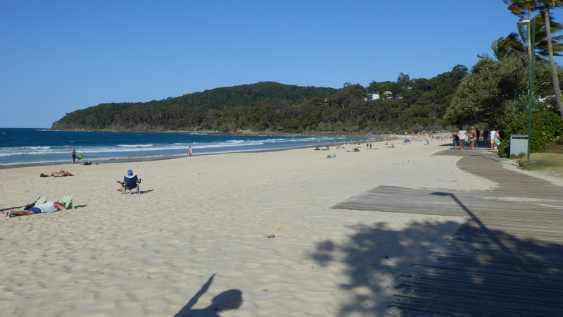 The beach at Noosa Heads is stunning