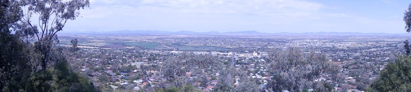 A panoramic view of Tamworth