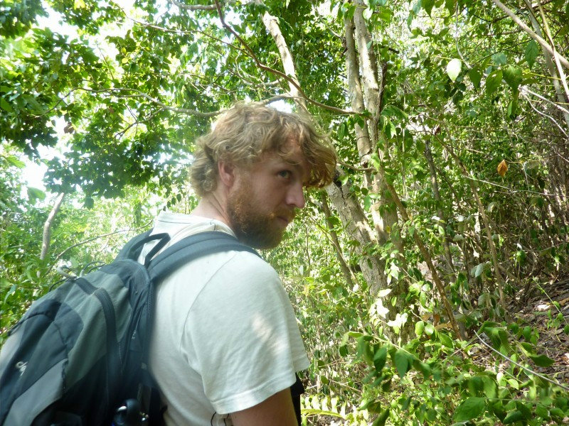 Nick in the jungle