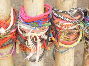 Bracelets tied in memory