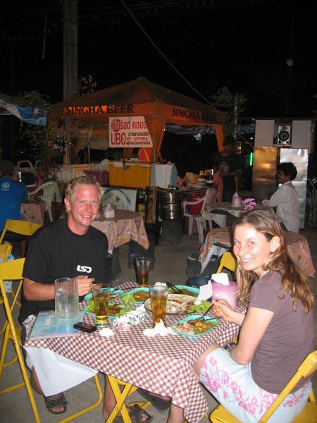 Good food at the market with Oli and Joachim