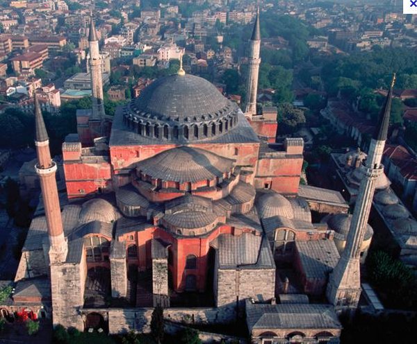 Hagia Sophia from the air