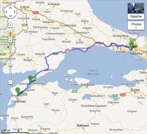 Istanbul to the Dardanelles