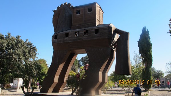 12.  Wooden horse of Troy
