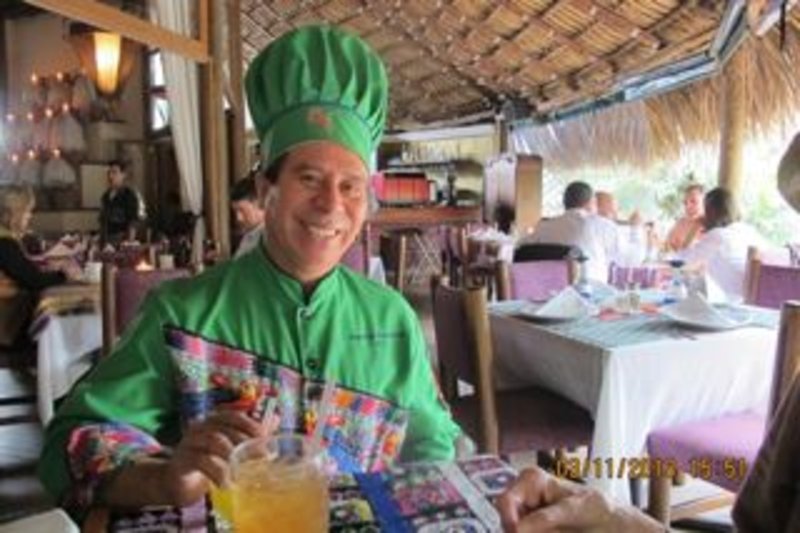 6.Chef Humberto at our table
