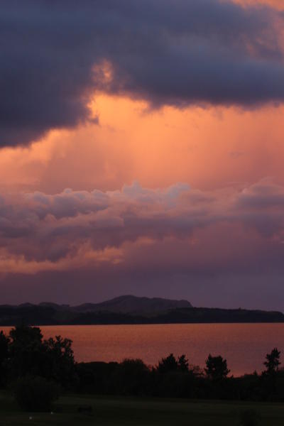 Sunset in the Bay of Islands, NZ