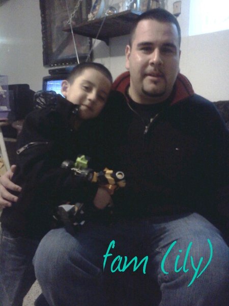 My brother Gabriel and his son Jr.