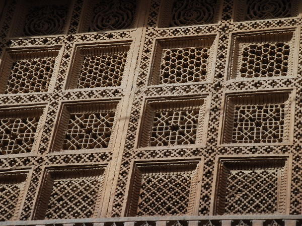 Detail of sandstone haveli carvings